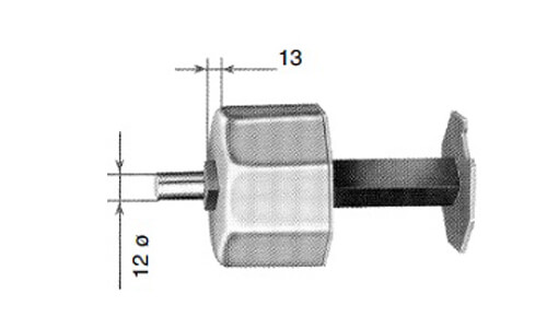 6Contera Octogonal Perfil Articulado C-075