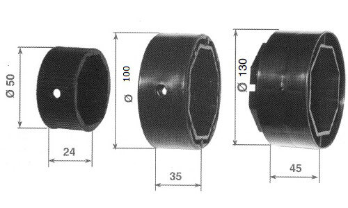 9Polea Octogonal Perfil Articulado C-075